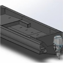 22ft Rigid Hull HDPE Boat