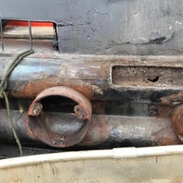 Tug Boat: Sponson Repair